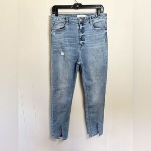 Hidden Los Angeles high rise slim straight split hem jeans size 31